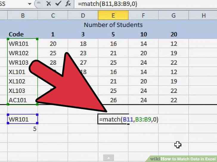 Image intitulée Match de Données dans Excel Étape 10